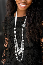 Load image into Gallery viewer, All The Trimmings White Necklace Paparazzi 
