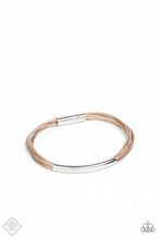 Load image into Gallery viewer, Modern Harmony Brown Bracelet - Paparazzi Accessories

