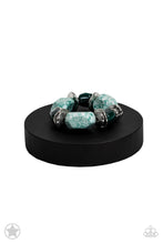 Load image into Gallery viewer, Glaze of Glory Blue Bracelet - Paparazzi Accessories
