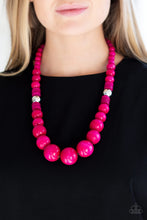 Load image into Gallery viewer, Panama Panorama Pink Necklace 
