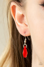 Load image into Gallery viewer, Hurricane Season Red Necklace - Paparazzi Accessories
