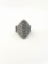 Load image into Gallery viewer, Plead Glitzy Black Ring - Paparazzi Accessories
