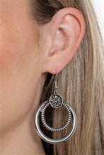 Load image into Gallery viewer, Spun Out Opulence Silver Earrings - Paparazzi Accessories

