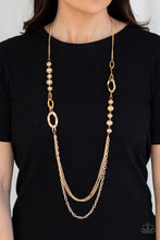Load image into Gallery viewer, Modern Girl Glam Gold Necklace Paparazzi 
