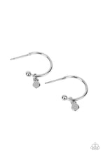 Load image into Gallery viewer, Modern Model Silver Earrings - Paparazzi Accessories
