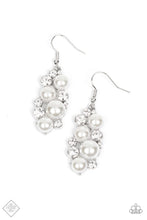 Load image into Gallery viewer, Fond of Baubles White Earrings - Paparazzi Accessories
