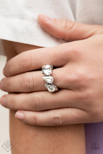 Load image into Gallery viewer, Bling or Bust White Ring - Paparazzi Accessories
