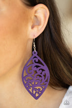 Load image into Gallery viewer, Coral Garden Purple Earrings - Paparazzi Accessories
