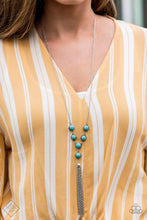 Load image into Gallery viewer, Rural Heiress Blue Necklace Paparazzi 
