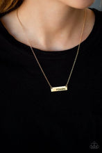 Load image into Gallery viewer, Best Grandma Ever Gold Necklace - Paparazzi Accessories
