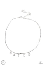 Load image into Gallery viewer, Say My Name Silver Necklace - Paparazzi Accessories
