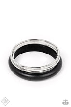 Load image into Gallery viewer, Adventurous Attitude Black Bracelet - Paparazzi Accessories
