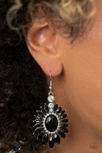 Load image into Gallery viewer, Big Time Twinkle Black Earrings Paparazzi 
