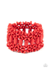 Load image into Gallery viewer, Fiji Flavor Red Bracelet - Paparazzi Accessories
