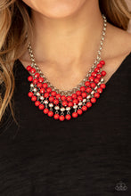 Load image into Gallery viewer, Jubilant Jingle Red Necklace - Paparazzi Accessories
