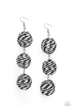 Load image into Gallery viewer, Laguna Lanterns Black Earrings - Paparazzi Accessories
