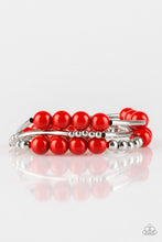 Load image into Gallery viewer, New Adventures Red Bracelet - Paparazzi Accessories
