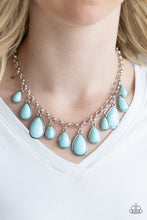Load image into Gallery viewer, Jaw-Dropping Diva Blue Necklace Paparazzi 
