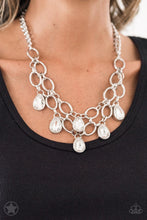 Load image into Gallery viewer, Show-Stopping Shimmer White Necklace Paparazzi 
