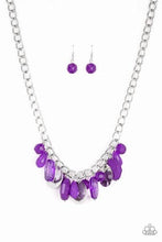 Load image into Gallery viewer, Treasure Shore Purple Necklace - Paparazzi Accessories
