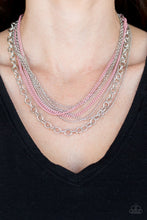 Load image into Gallery viewer, Intensely Industrial Pink Necklace - Paparazzi Accessories
