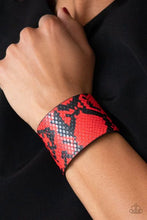 Load image into Gallery viewer, The Rest is HISS-tory Red Bracelet Paparazzi 
