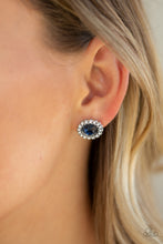 Load image into Gallery viewer, Floral Glow Blue Earrings Paparazzi 
