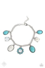 Load image into Gallery viewer, Cowboy Charm Blue Bracelet - Paparazzi Accessories
