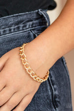 Load image into Gallery viewer, Rebel Radar Gold Bracelet - Paparazzi Accessories

