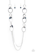 Load image into Gallery viewer, Ante Upscale Blue Necklace - Paparazzi Accessories
