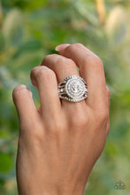 Load image into Gallery viewer, Understated Drama White Ring - Paparazzi Accessories
