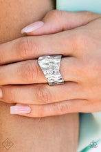 Load image into Gallery viewer, Hidden Troves Silver Ring - Paparazzi Accessories
