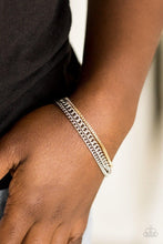 Load image into Gallery viewer, Industrial Icon Silver Bracelet - Paparazzi Accessories
