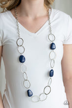 Load image into Gallery viewer, Modern Day Malibu Blue Necklace Paparazzi 
