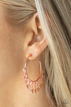 Load image into Gallery viewer, Happy Independence Day Copper Earrings - Paparazzi Accessories
