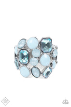 Load image into Gallery viewer, Multichromatic Meditation Blue Ring - Paparazzi Accessories
