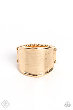 Load image into Gallery viewer, Too Little Too SLATE Gold Ring - Paparazzi Accessories
