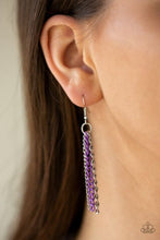 Load image into Gallery viewer, Industrial Vibrance Purple Necklace - Paparazzi Accessories
