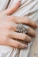 Load image into Gallery viewer, Radiantly Rising White Ring - Paparazzi Accessories
