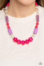 Load image into Gallery viewer, A SHEEN Slate Pink Necklace - Paparazzi Accessories
