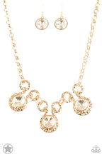 Load image into Gallery viewer, Hypnotized Gold Necklace - Paparazzi Accessories
