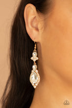 Load image into Gallery viewer, Fully Flauntable Gold Earrings Paparazzi 
