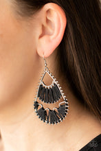 Load image into Gallery viewer, Samba Scene Black Earrings - Paparazzi Accessories
