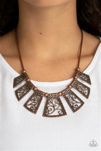 Load image into Gallery viewer, Vintage Vineyard Copper Necklace - Paparazzi Accessories
