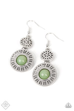 Load image into Gallery viewer, Ocean Orchard Green Earrings - Paparazzi Accessories
