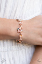 Load image into Gallery viewer, Colorful Captivation Rose Gold Bracelet - Paparazzi Accessories
