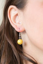 Load image into Gallery viewer, CACHE Me Out Yellow Necklace - Paparazzi Accessories
