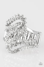 Load image into Gallery viewer, Make Waves White Ring - Paparazzi Accessories
