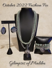 Load image into Gallery viewer, October 2022 Glimpses of Malibu Fashion Fix Set - Paparazzi Accessories
