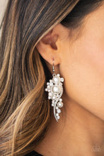 Load image into Gallery viewer, High-End Elegance White Earrings Paparazzi
